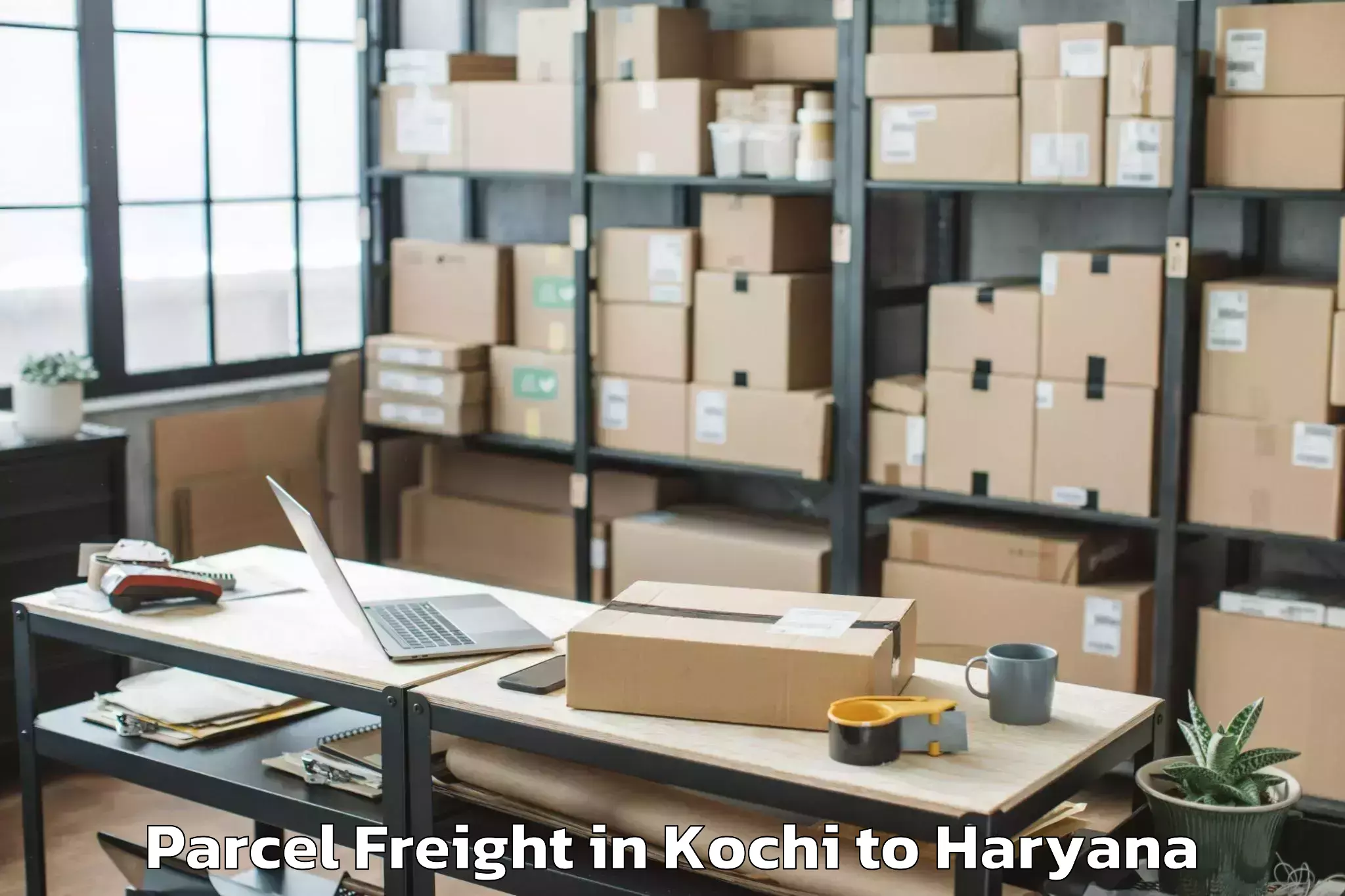 Professional Kochi to Gharaunda Parcel Freight